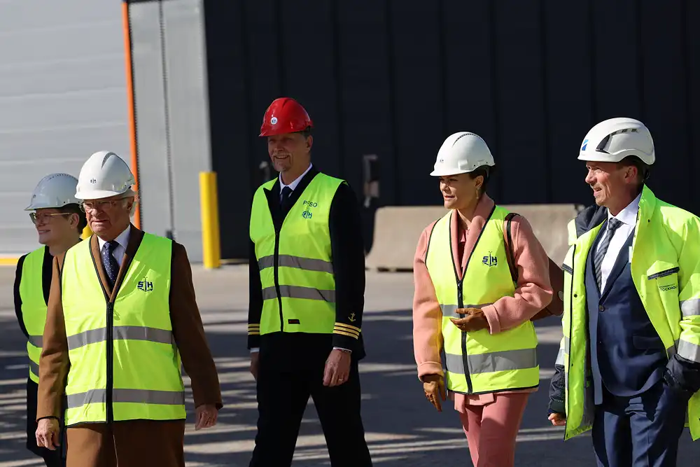 Official Inauguration Of Stockholm Norvik Port By HM The King And HRH ...